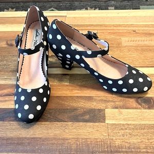 CLEARANCE SALE: NWOB Lulu Han Polka Dot Heels-Size 7.5